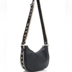 Marni Calf Leather Hobo Lobo Bag